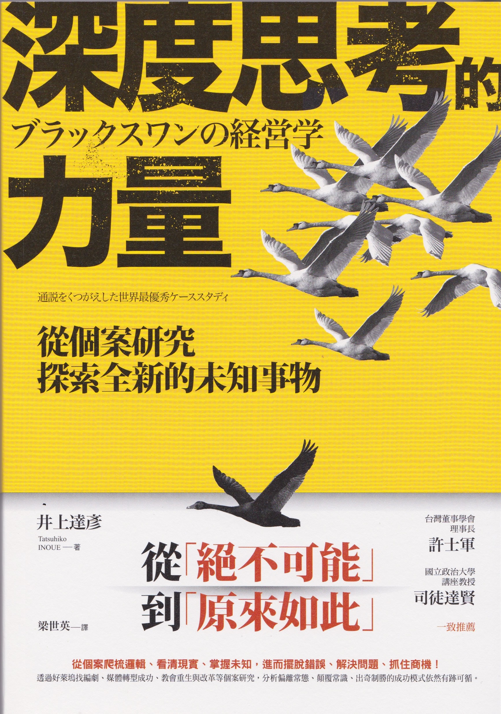 ブラックスワンの経営学 台湾版 書影1